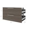 Bestar Orion 2 Drawer Set for Orion 30W Shelving Unit, Bark Gray & Graphite 116161-000047 - alternate 3